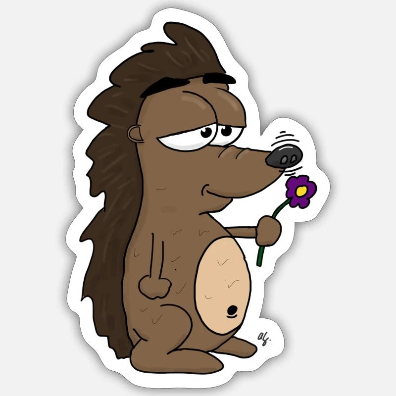 Igel Sticker Größe S (10 x 10 cm)