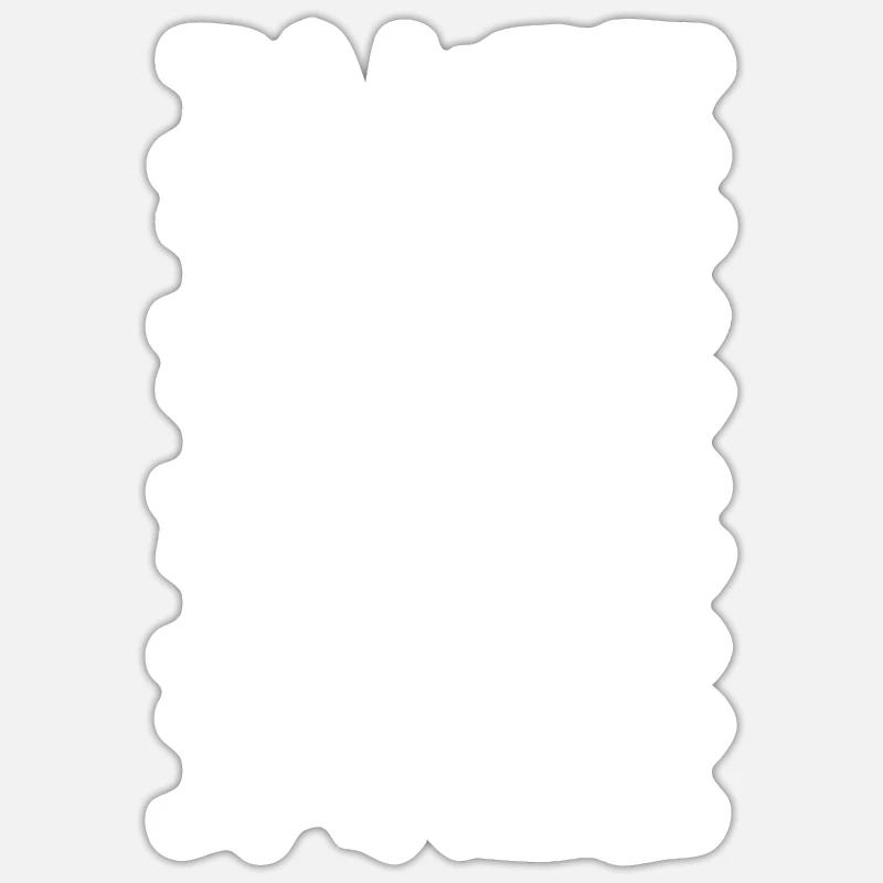 Célibataire Jacob - Sticker taille S (10 x 10 cm) - blanc mat