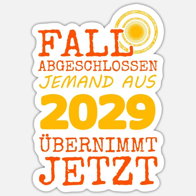 Fall 2029 Sticker Größe S (10 x 10 cm)