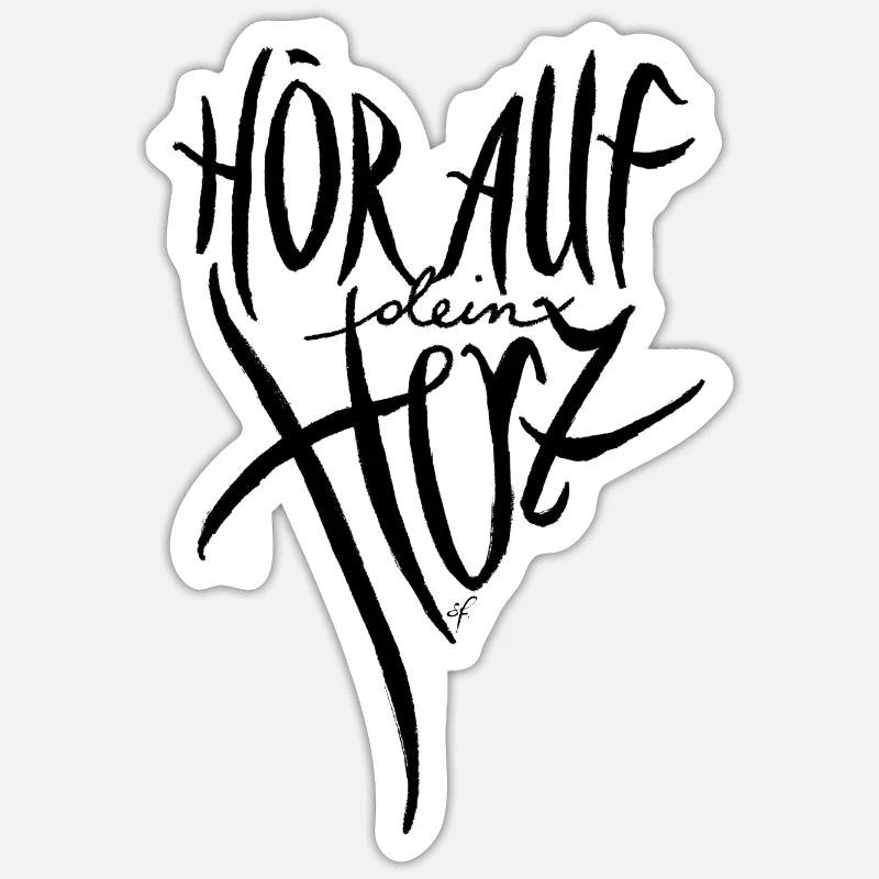 Sticker Größe S (10 x 10 cm) - 