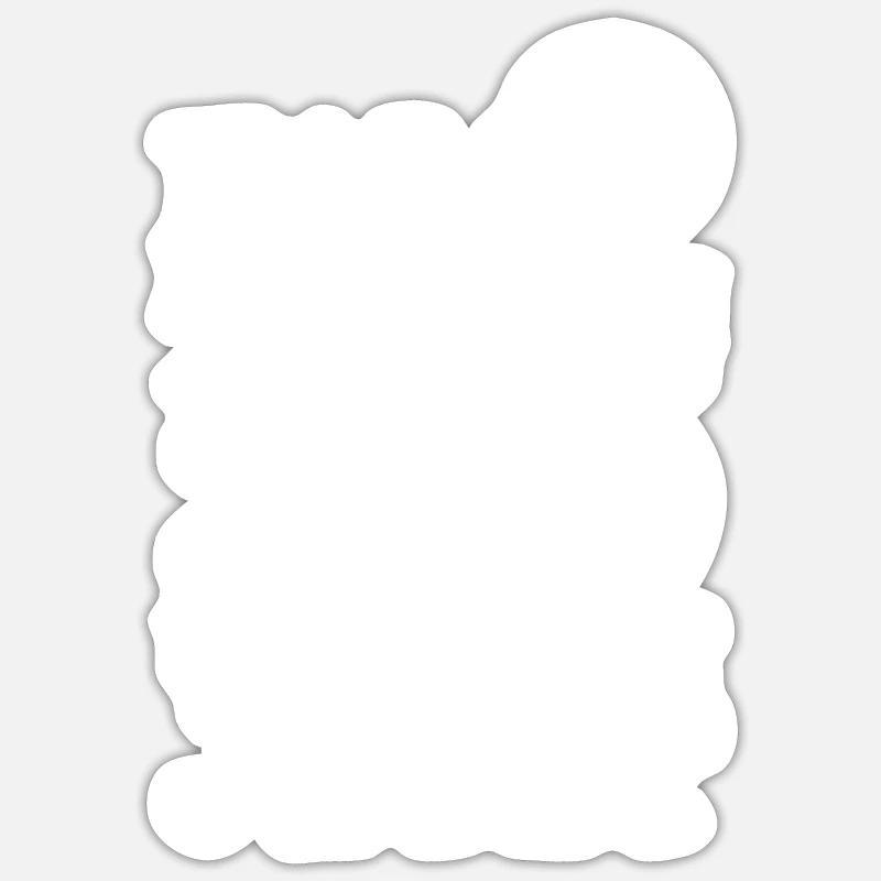 achevé en 2030 - Sticker taille S (10 x 10 cm) - blanc mat