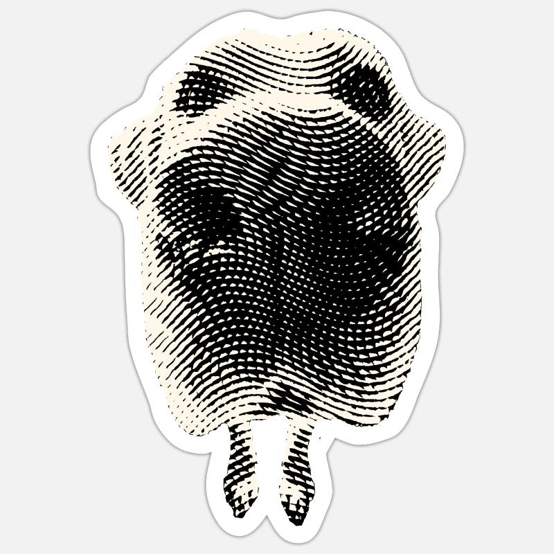 Labrador Bubu Sticker Größe S (10 x 10 cm)