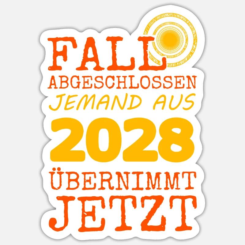 completed 2028 Sticker size S (10 x 10 cm)