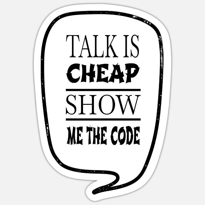 Présenter le développement de logiciels de codage Sticker taille S (10 x 10 cm)