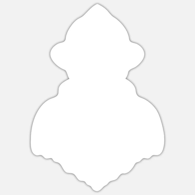 Pompier Passion Métier Pompier - Sticker taille S (10 x 10 cm) - blanc mat