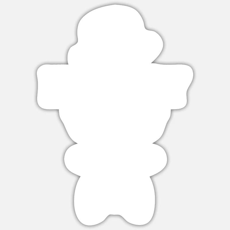 Hennry - Sticker size S (10 x 10 cm) - white matte