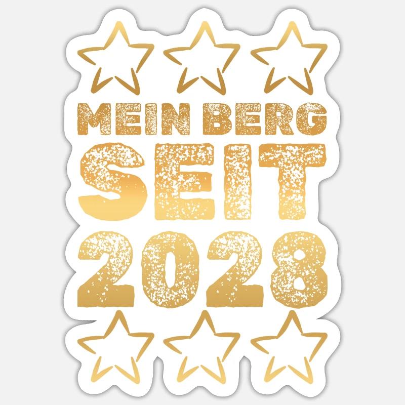 2028 - Sticker taille S (10 x 10 cm) - blanc mat