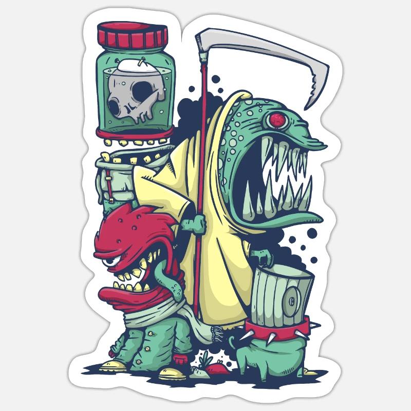 Scheusale Sticker Größe S (10 x 10 cm)