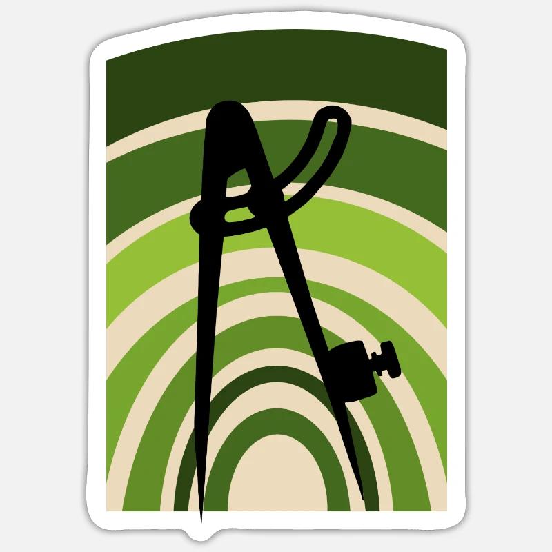 Architecture Architecture - Sticker size S (10 x 10 cm) - white matte