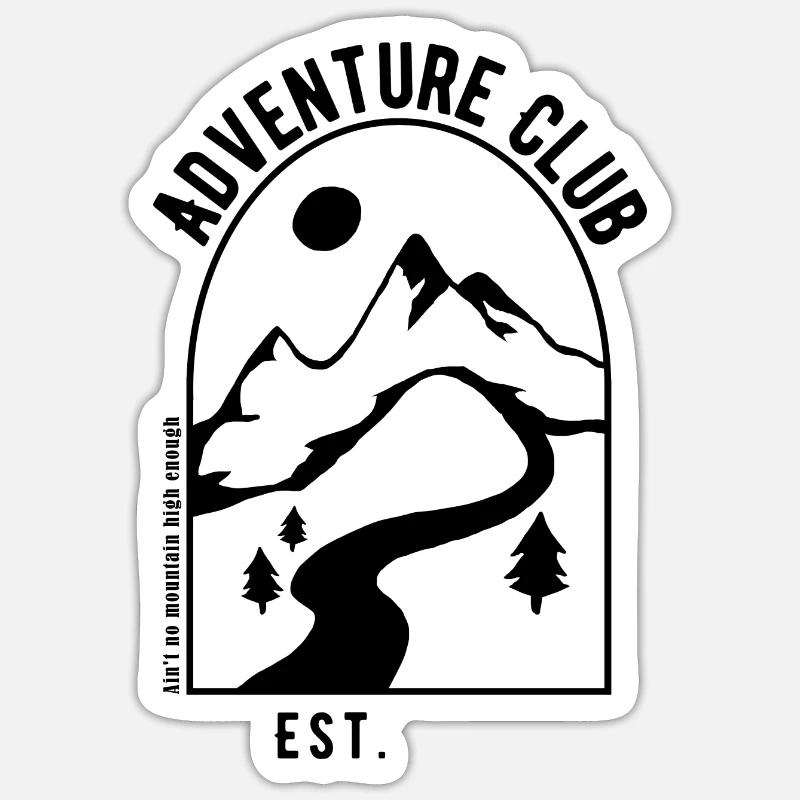 L’aventure d’Alin Sticker taille S (10 x 10 cm)