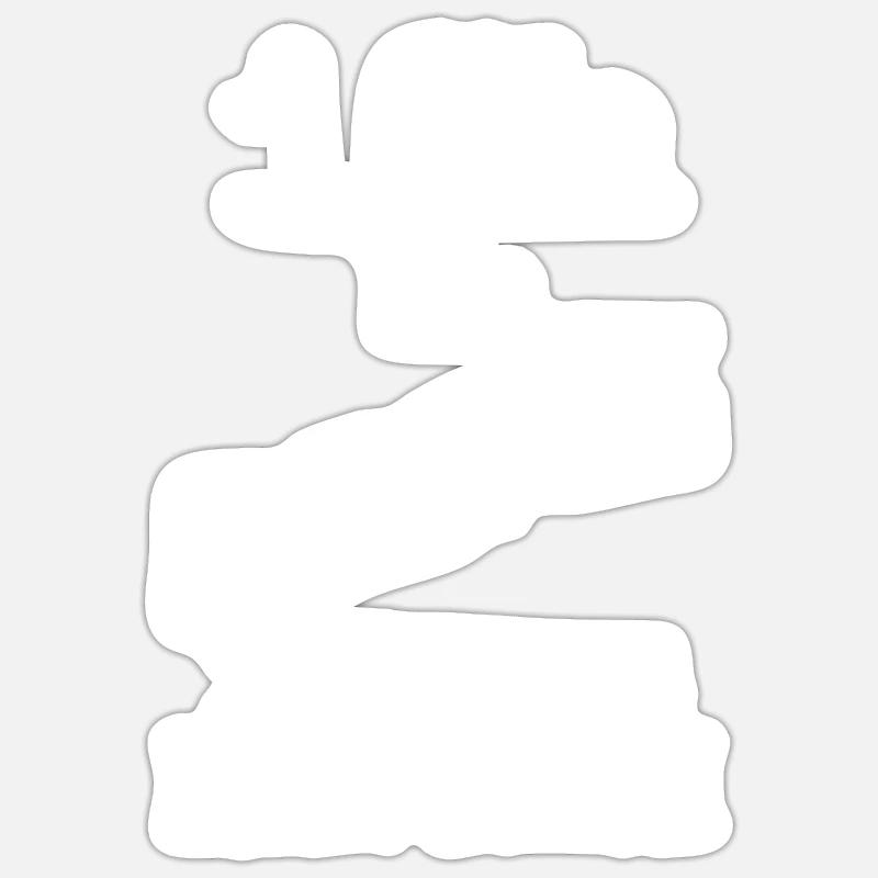 Georg : Georg - Sticker taille S (10 x 10 cm) - blanc mat
