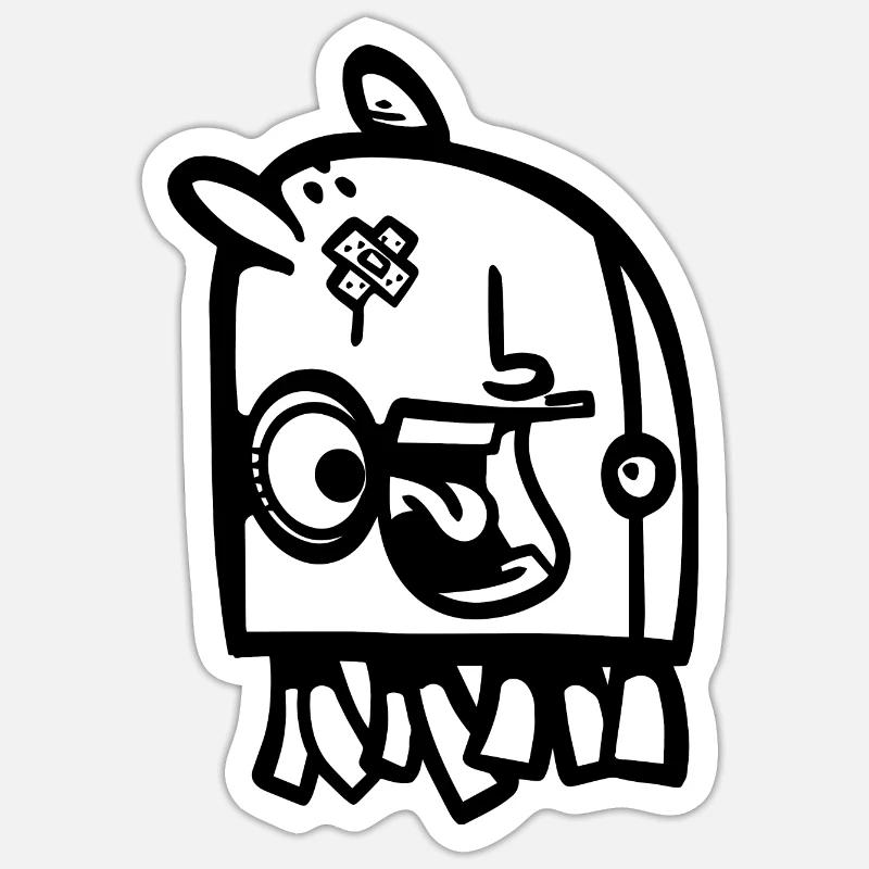 Sticker taille S (10 x 10 cm) - 