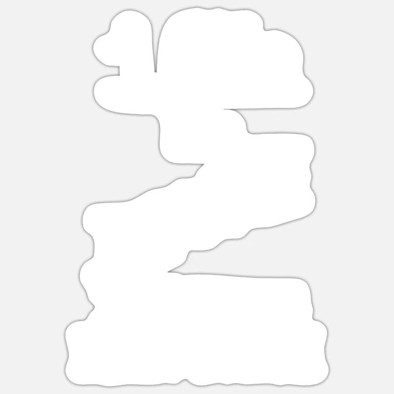 Jonte - Sticker taille S (10 x 10 cm) - blanc mat