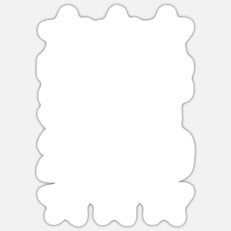 2020 - Sticker taille S (10 x 10 cm) - blanc mat