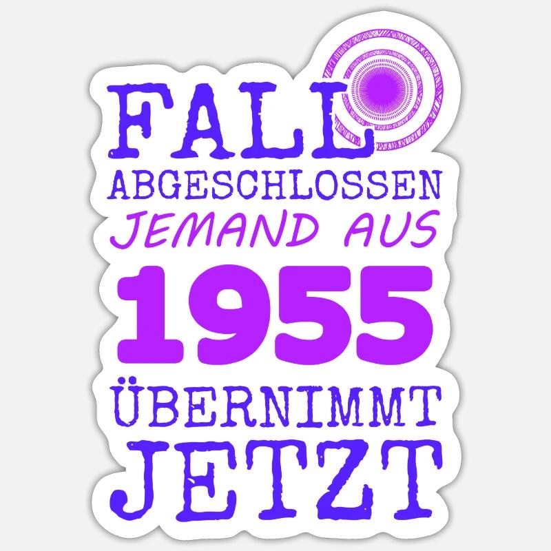 Fall 1955 Sticker size S (10 x 10 cm)