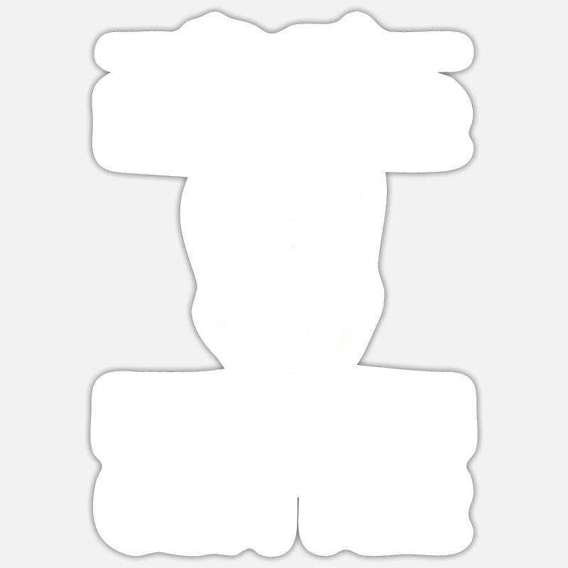 Corgi - Sticker taille S (10 x 10 cm) - blanc mat