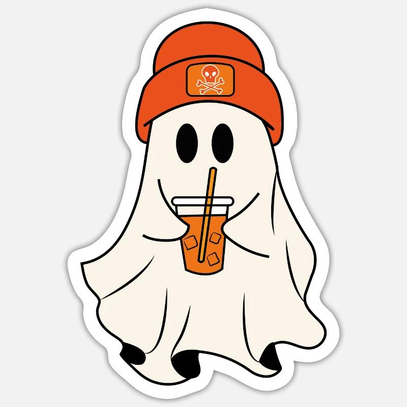 Fantôme Sticker taille S (10 x 10 cm)