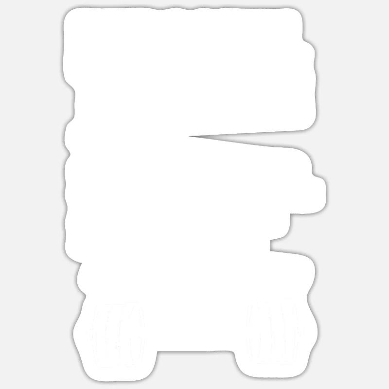 Trainer - Sticker size S (10 x 10 cm) - white matte
