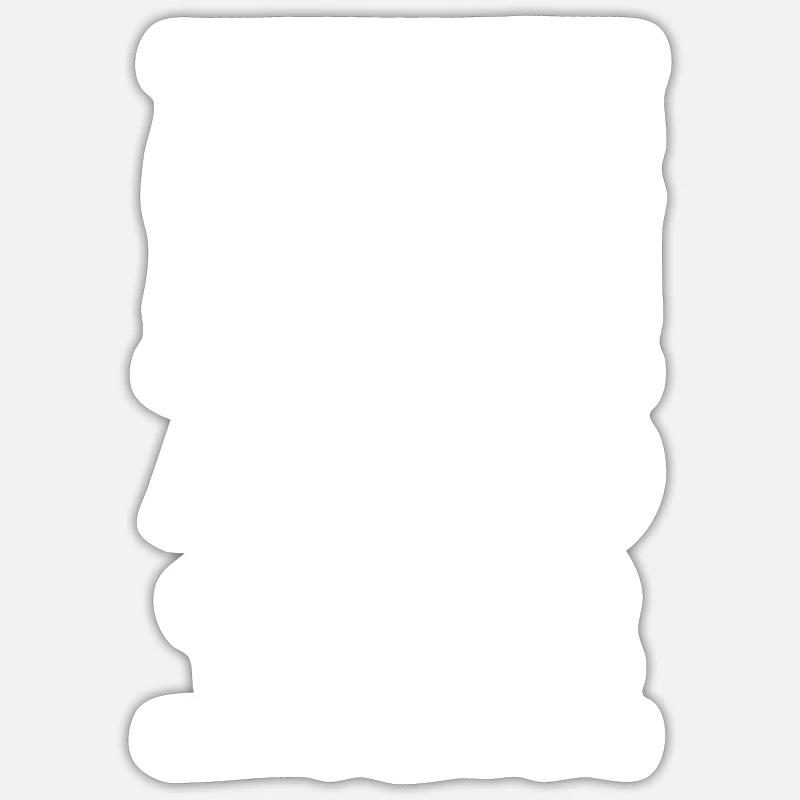 1972 - Sticker taille S (10 x 10 cm) - blanc mat