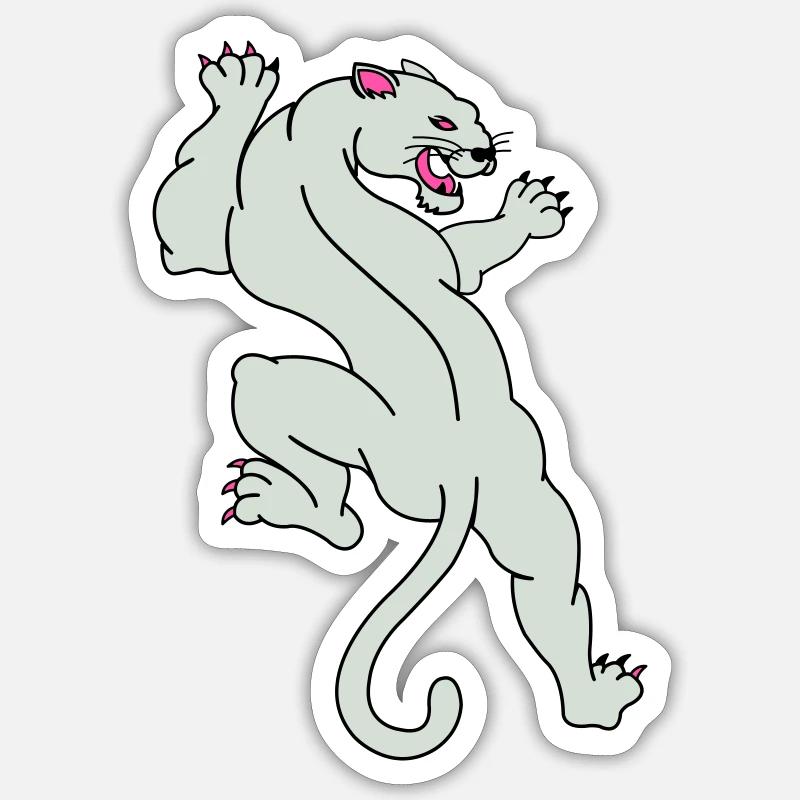 panthers 02 Sticker size S (10 x 10 cm)