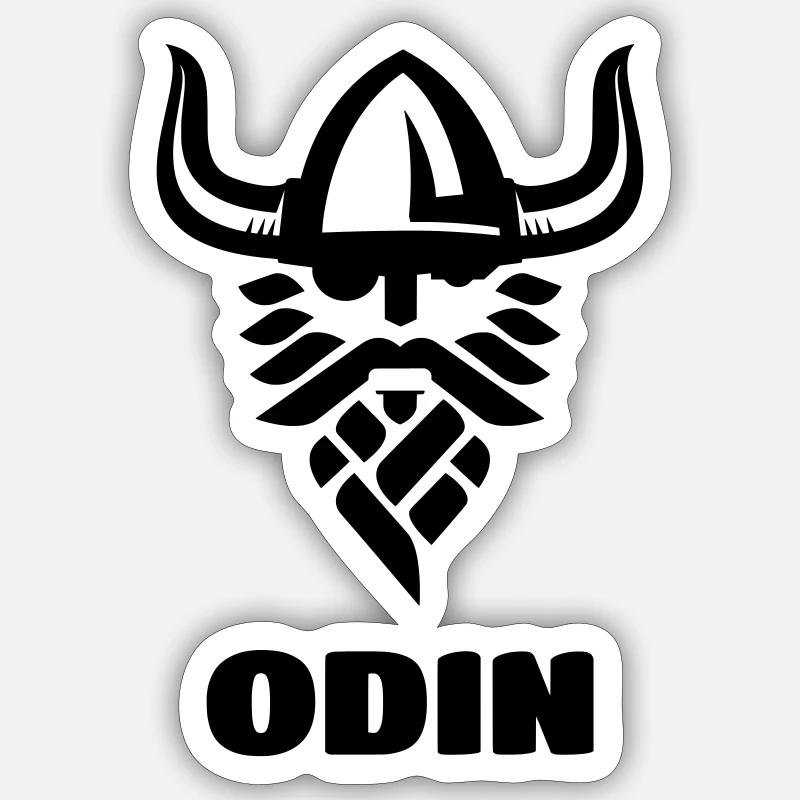 Odin Sticker Größe S (10 x 10 cm)
