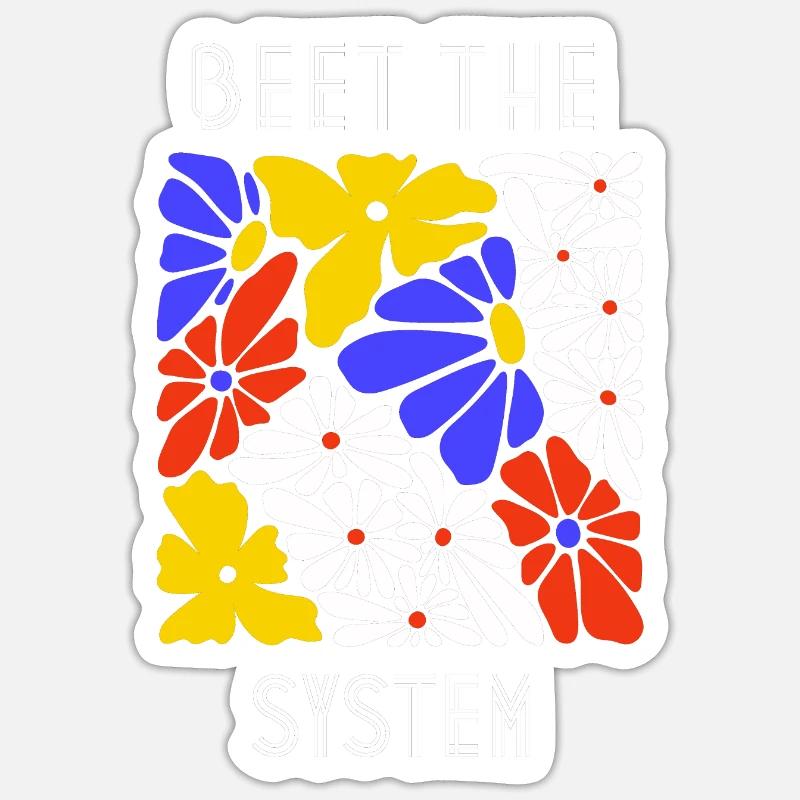 Betterave le système Sticker taille S (10 x 10 cm)