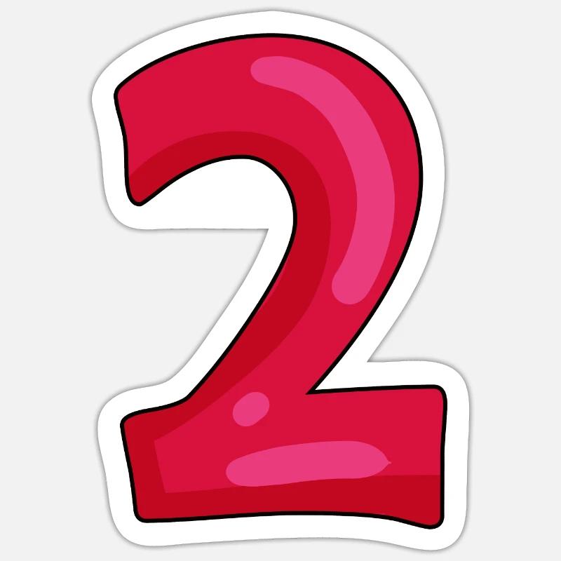 two Sticker size S (10 x 10 cm)