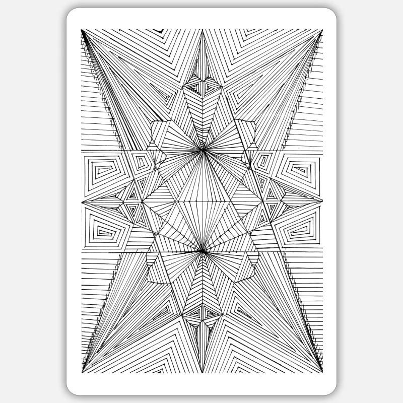 Other Dimensions - Sticker size S (10 x 10 cm) - white matte