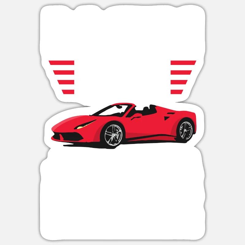 Papa de course comme un design normal mais beaucoup plus cool Sticker taille S (10 x 10 cm)