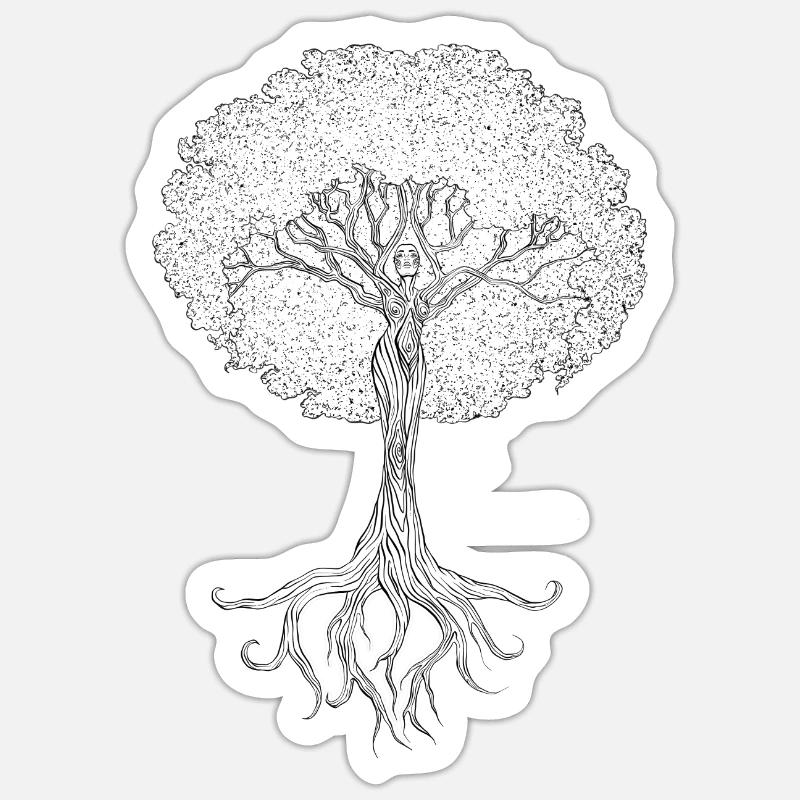 Ode an Mutter Natur Sticker Größe S (10 x 10 cm)