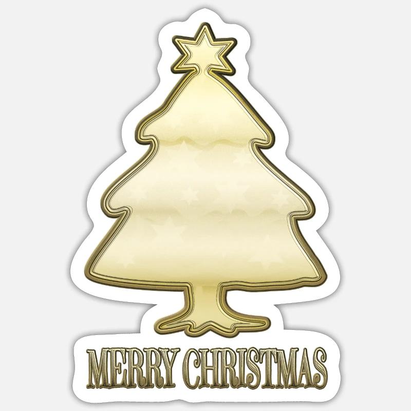 Fir tree Sticker size S (10 x 10 cm)