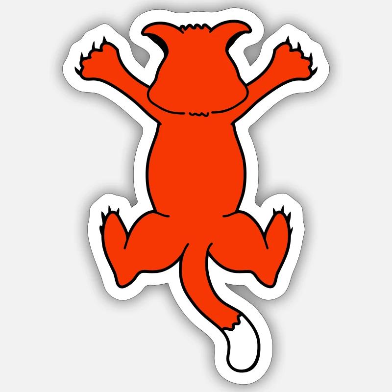Funny Cat Claws Claws Claws Scratching Sticker size S (10 x 10 cm)