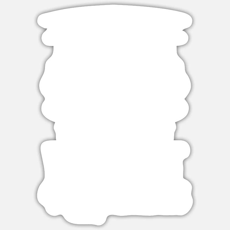 Violin Concerto Classical Symphony - Sticker size S (10 x 10 cm) - white matte