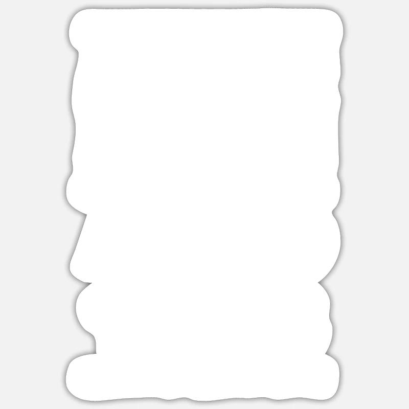Spruch 1968 - Sticker Größe S (10 x 10 cm) - Mattweiß