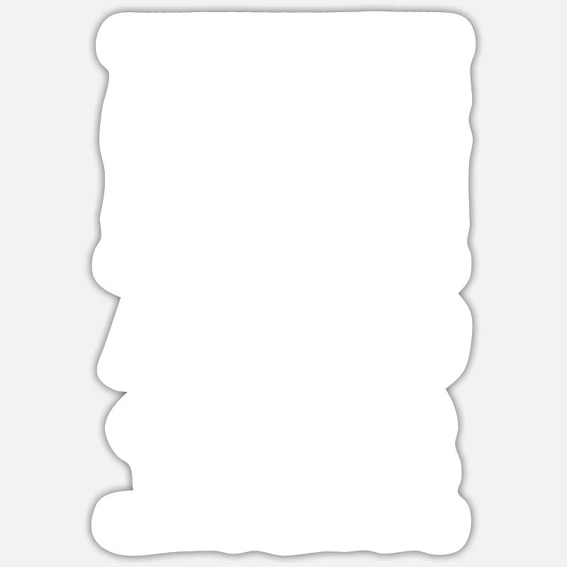 1992 - Sticker size S (10 x 10 cm) - white matte