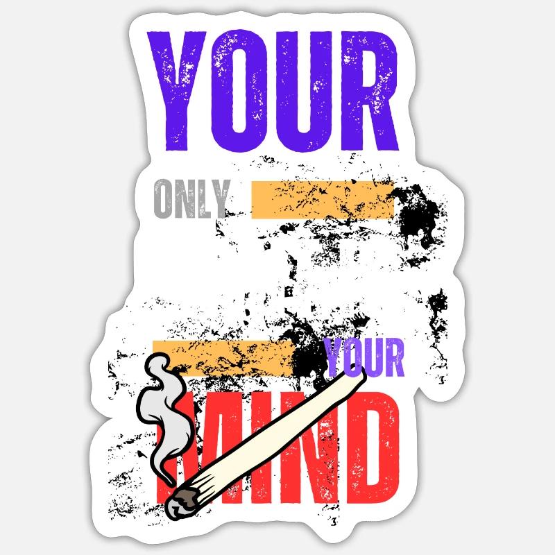 Inspirational Zone - Sticker size S (10 x 10 cm) - white matte