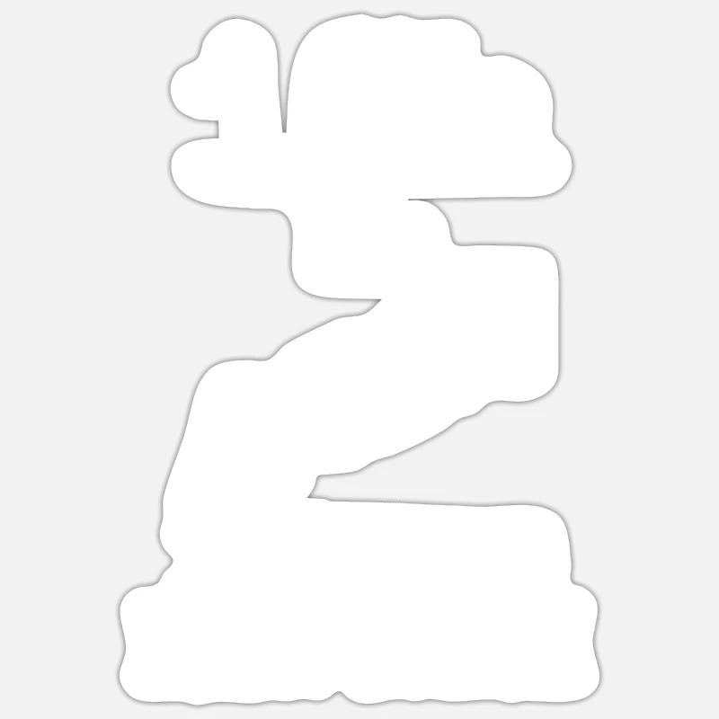 Aron Aron - Sticker size S (10 x 10 cm) - white matte