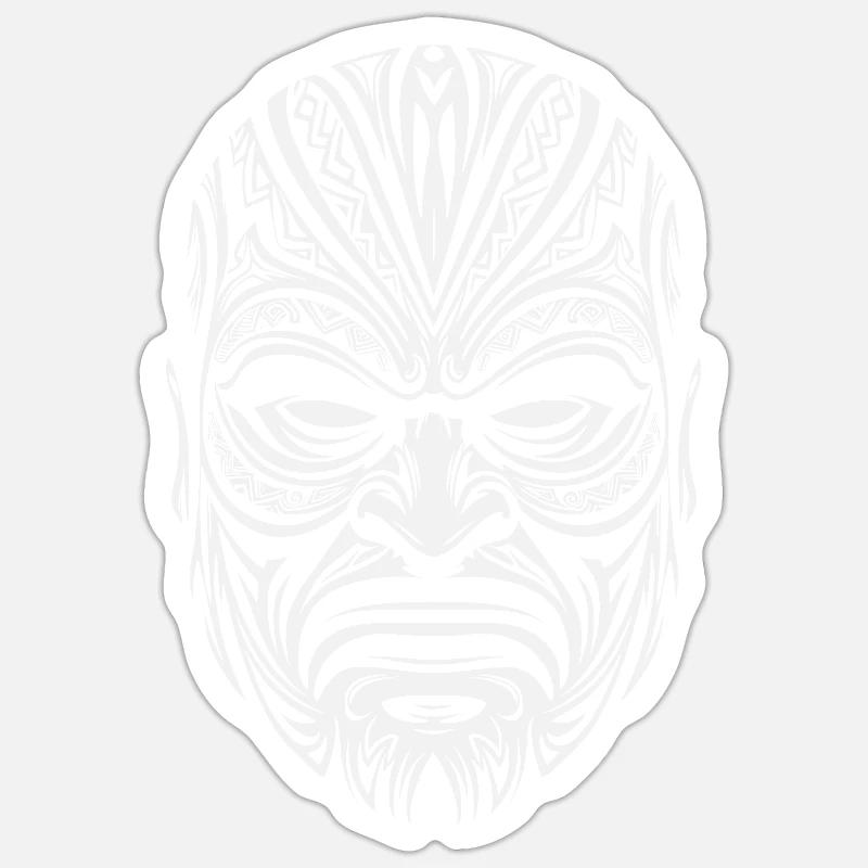 Maori - Sticker size S (10 x 10 cm) - white matte