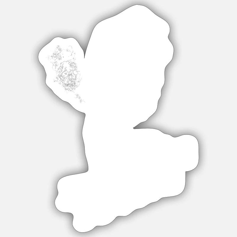 Fucking Young - Sticker size S (10 x 10 cm) - white matte