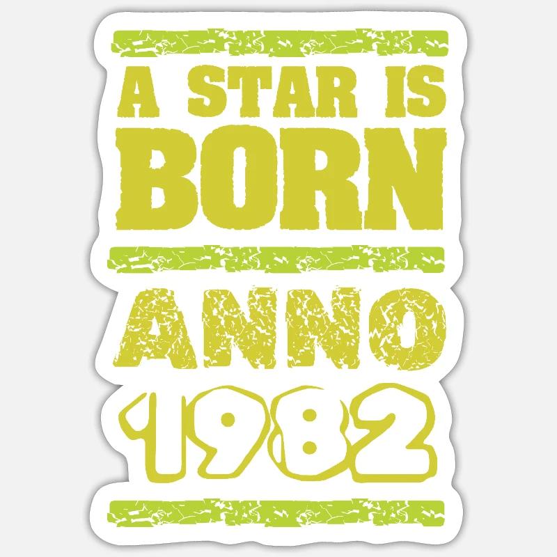 1982 Sticker taille S (10 x 10 cm)