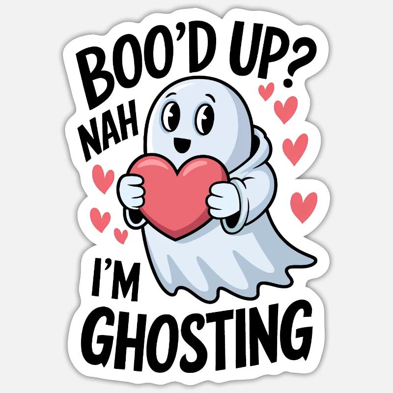I'm Ghosting Sticker size S (10 x 10 cm)