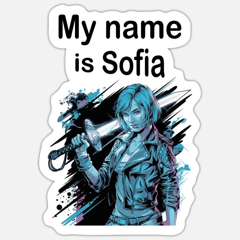 My name is Sofia 2025 Sticker size S (10 x 10 cm)