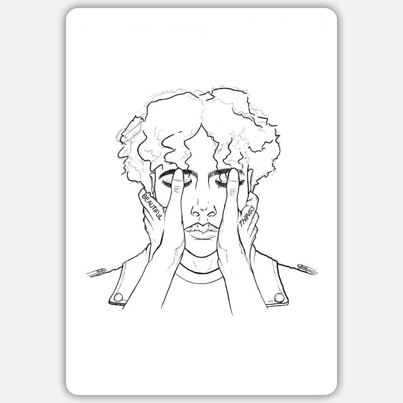 Schöne Dinge Sticker Größe S (10 x 10 cm)