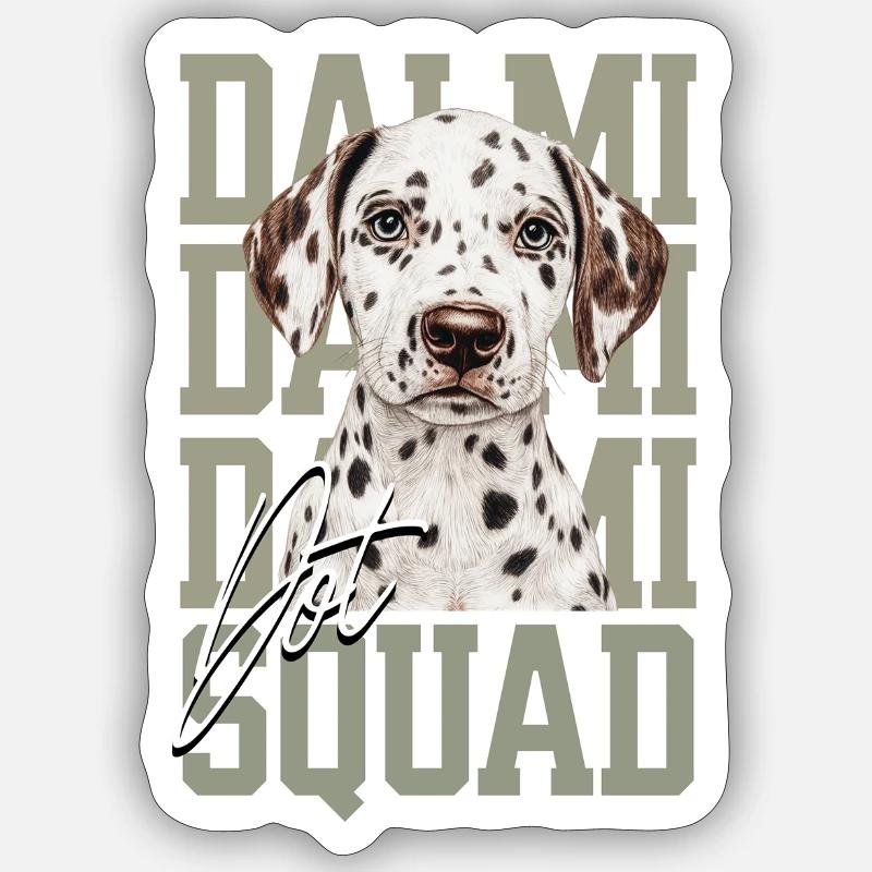 Dot squad Sticker Größe S (10 x 10 cm)