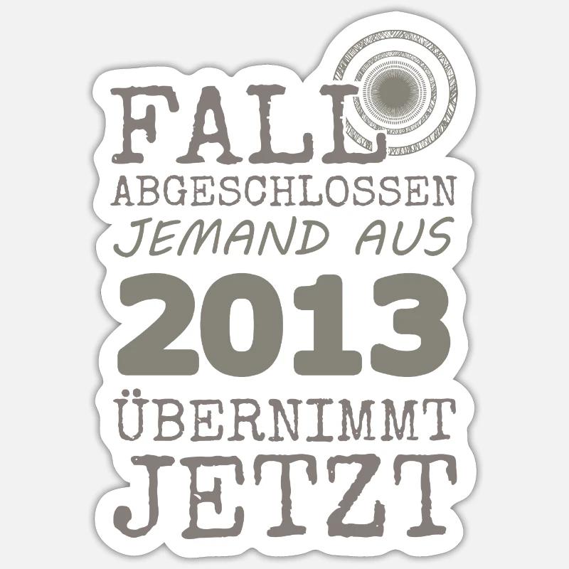 completed 2013 Sticker size S (10 x 10 cm)