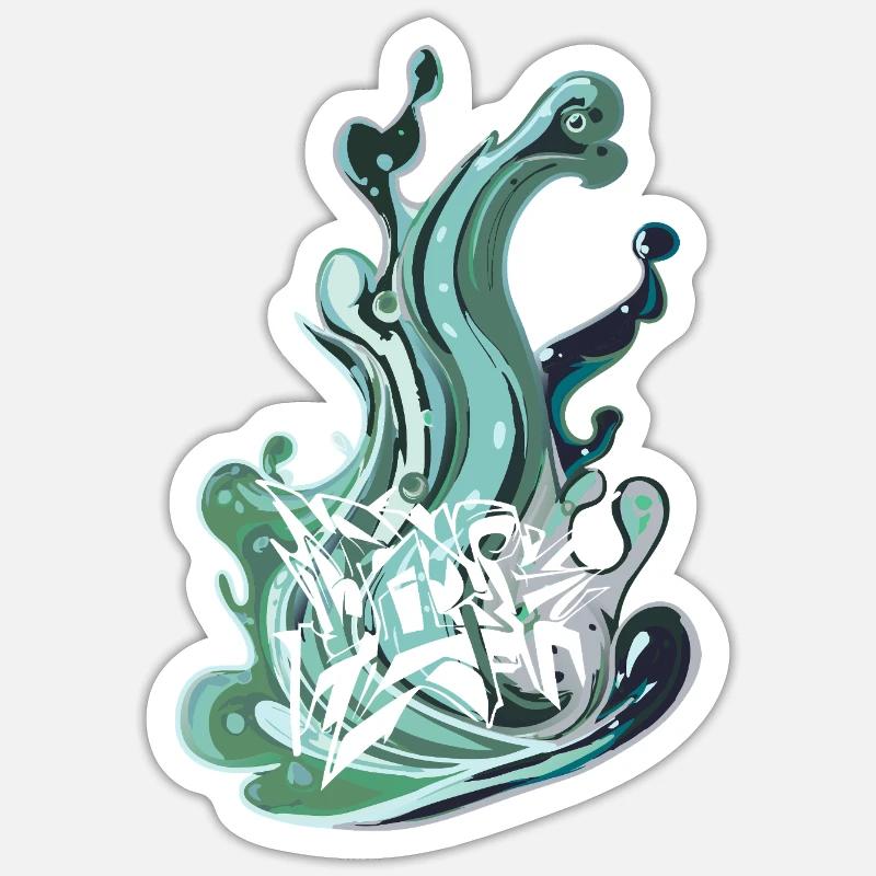 Graffiti Spray Cans Paints Sticker size S (10 x 10 cm)