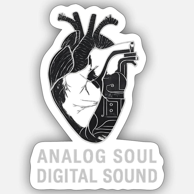 Technocœur Sticker taille S (10 x 10 cm)