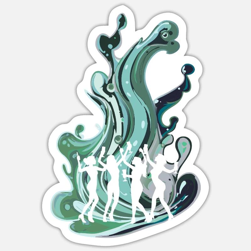 Sticker taille S (10 x 10 cm) - 