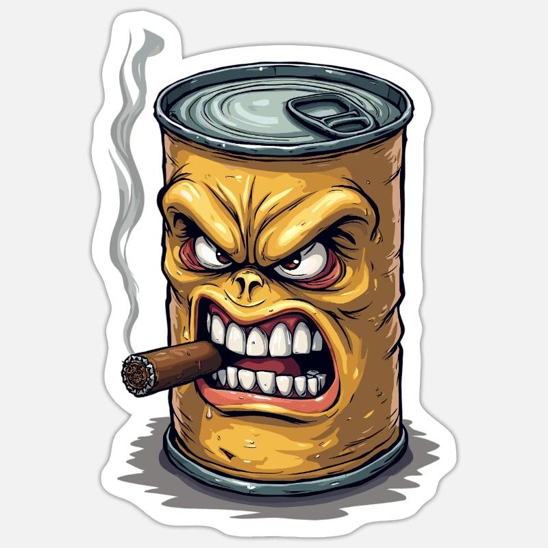 Tin Sticker size S (10 x 10 cm)