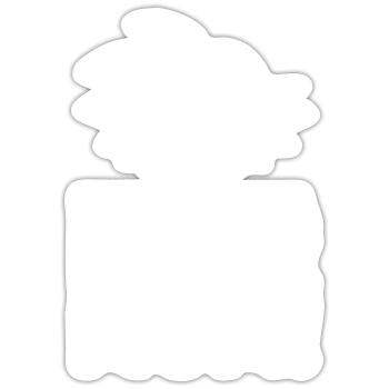 Ce n’est pas une phase maman ! Emo Goth Alternative - Sticker taille S (10 x 10 cm) - blanc mat - Devant